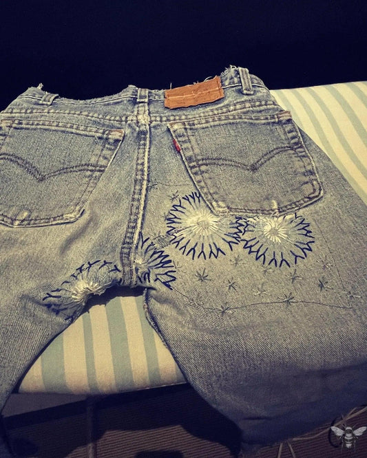 My first Visible Mending project. it was a fun. - BWulffandCo