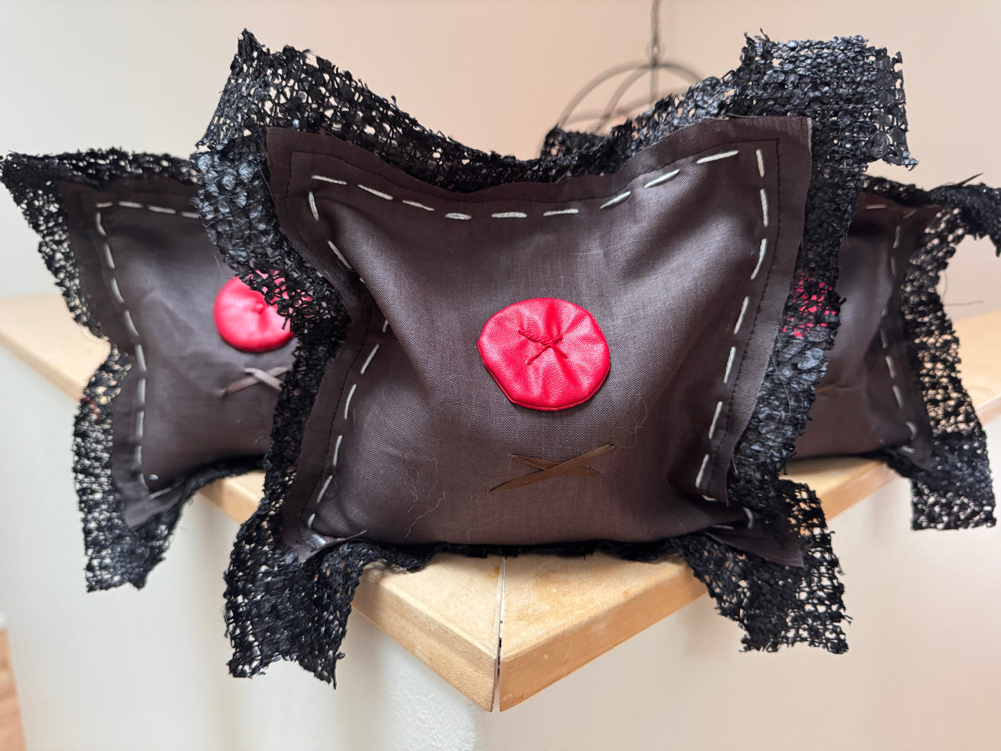 Minimalist Christmas Rudolph Doorstop Pillow