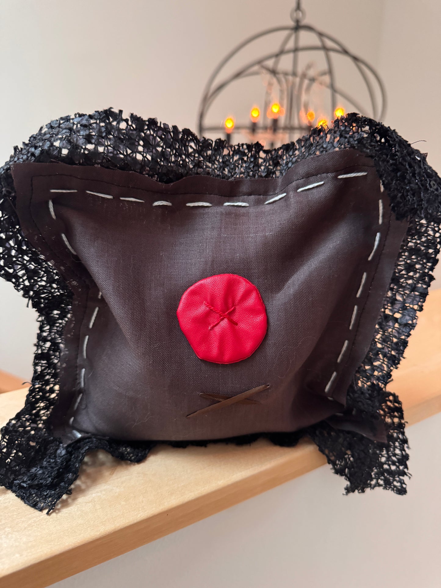 Minimalist Christmas Rudolph Doorstop Pillow