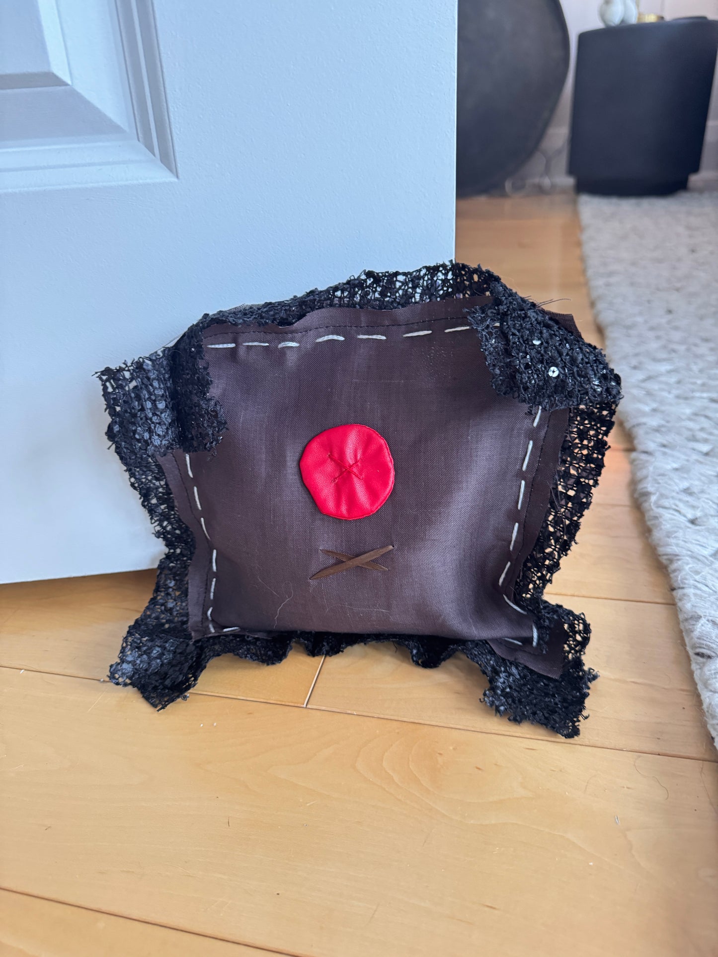 Minimalist Christmas Rudolph Doorstop Pillow