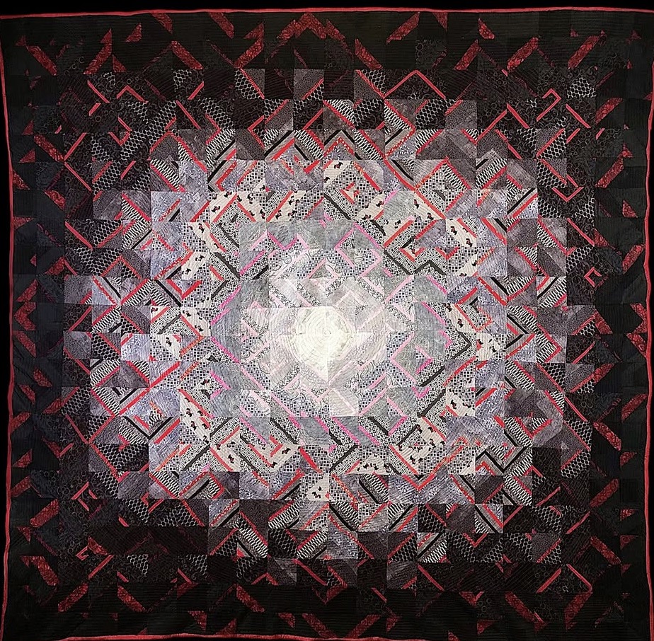 Todd Dubay's black, white and red Biscotti quilt