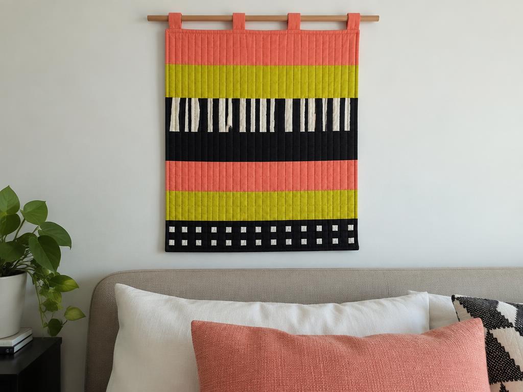 A graphic bedroom banner · 20" × 24"