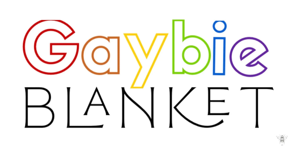 New line "Gaybie Blanket" blankets for LGBT parents