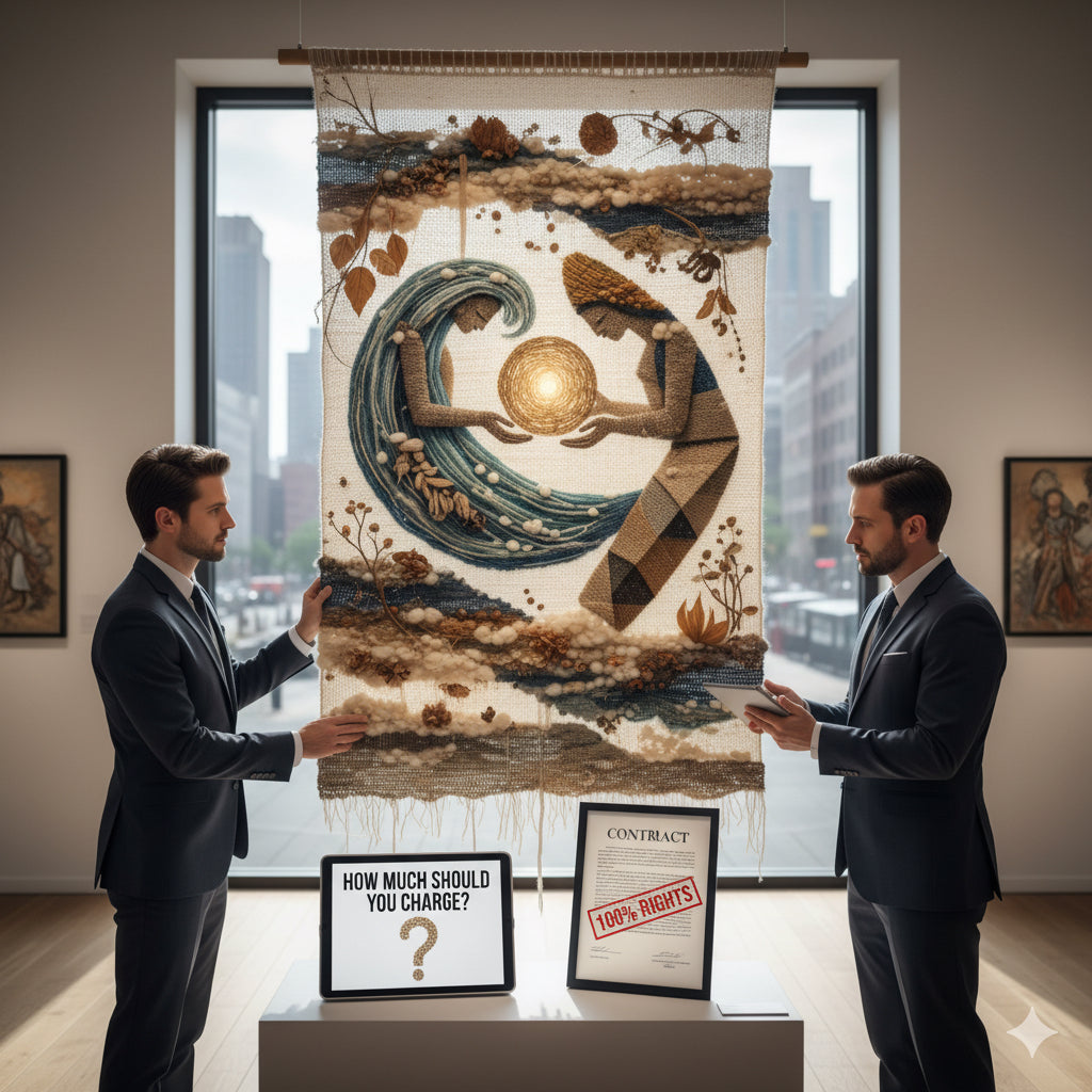 How Much Should You Charge When a Retailer Wants 100% Rights to Your Co-Created Fiber Art?