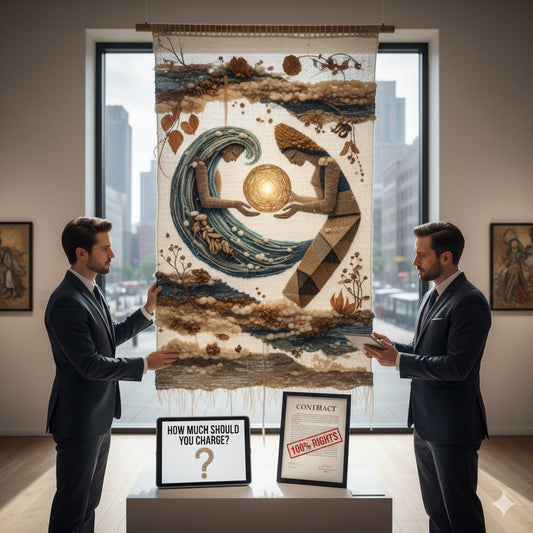 How Much Should You Charge When a Retailer Wants 100% Rights to Your Co-Created Fiber Art?