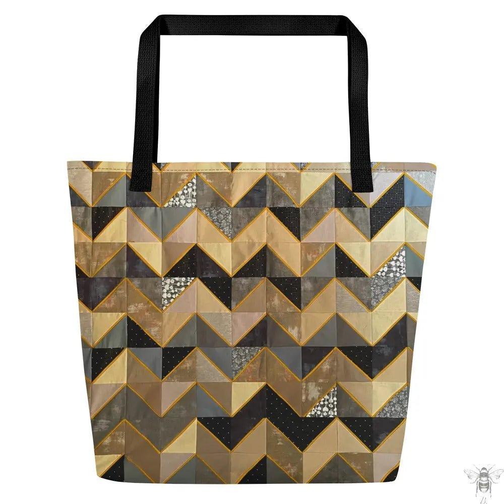 All-Over Print Large Tote Bag - BWulffandCo