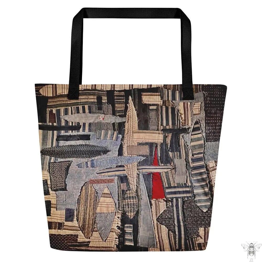 All-Over Print Large Tote Bag - BWulffandCo