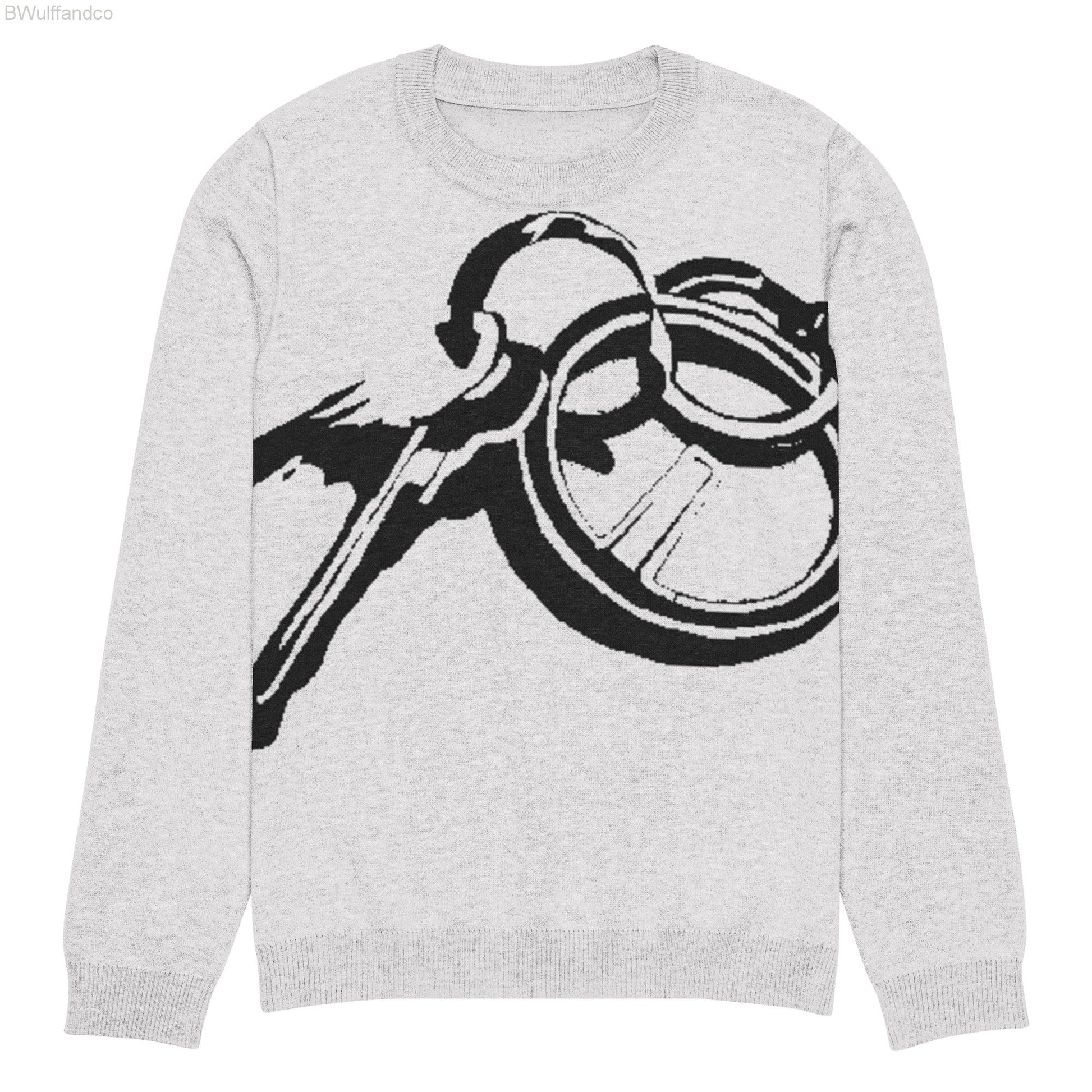 knitted crew neck sweater - keys