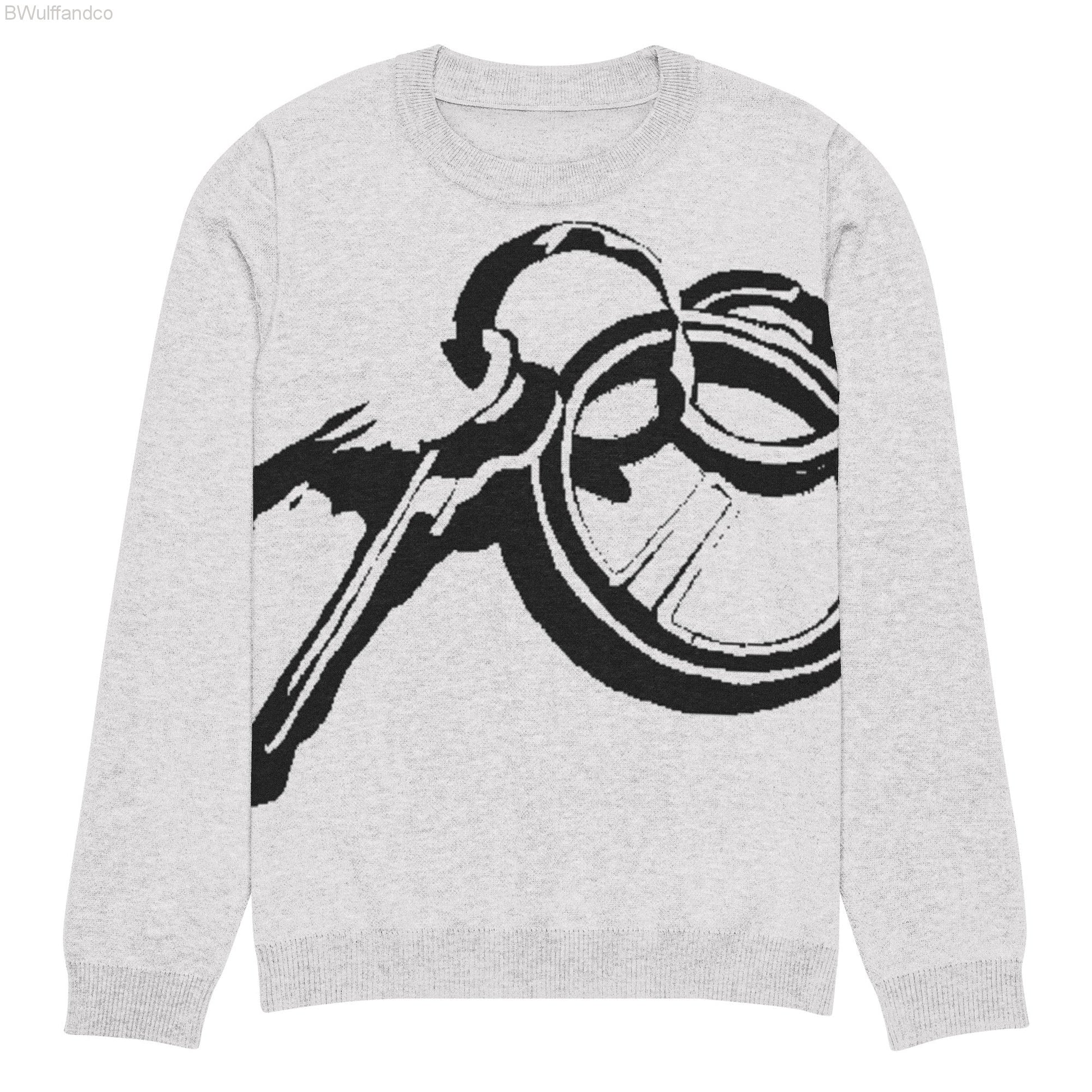 knitted crew neck sweater - keys