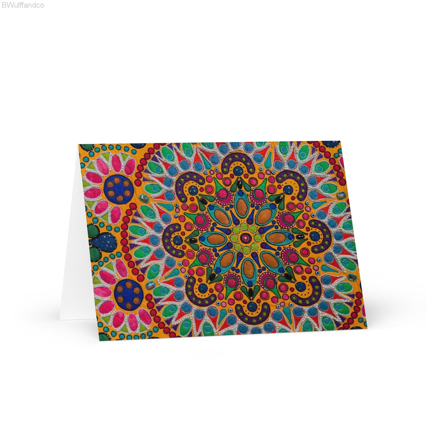 ProductGreeting card - Travellers Mandala-BWulffandCo mockup